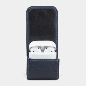 Чехол-держатель кожаный для наушников Petit Easy цвета синий