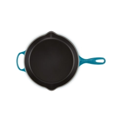 Le Creuset Сковорода чугунная высотой 26 см, Deep Teal