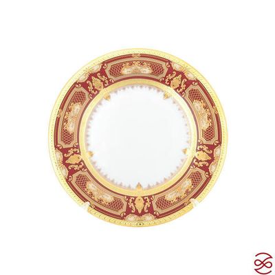 Falkenporzellan Donna Bordeaux Gold