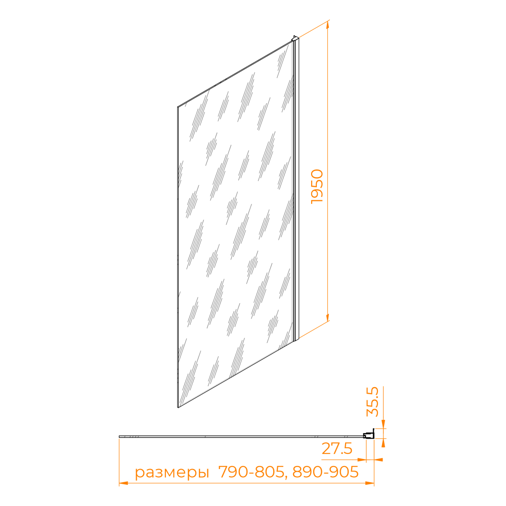 Боковая панель RGW Z-03 (Cora, 900)