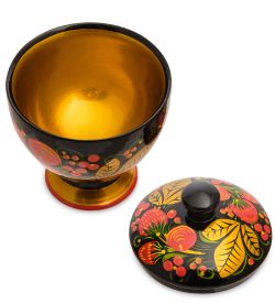 Народные промыслы ХЛ-111/1 Солонка 90*80 (Хохлома)