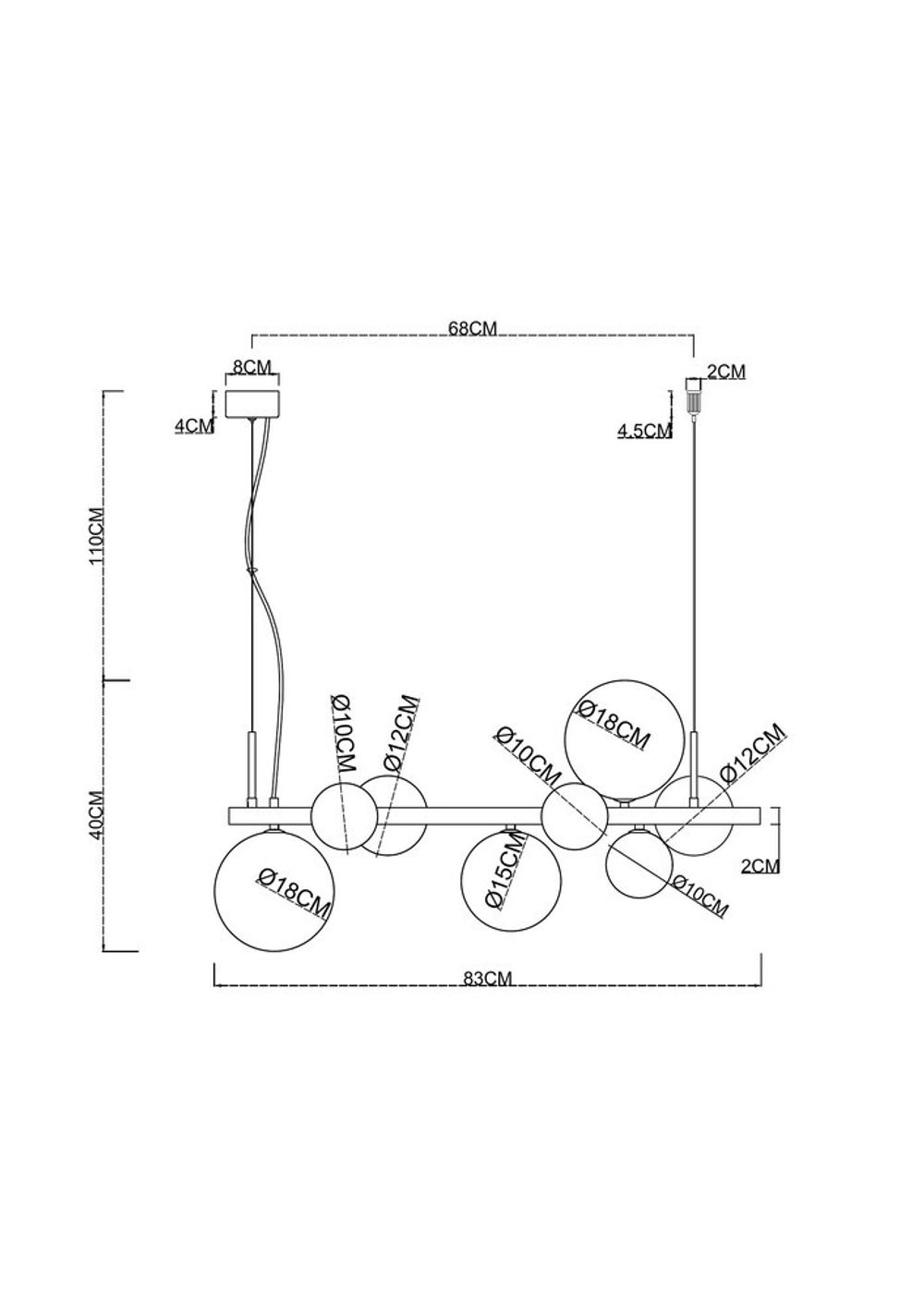 Подвесная люстра Arte Lamp