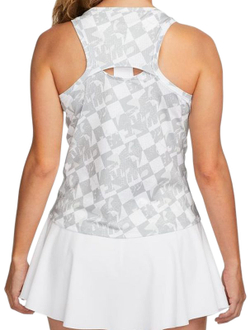 Женский топ теннисный Nike Court Dri-Fit Fall Victory Tank - wolf grey/black