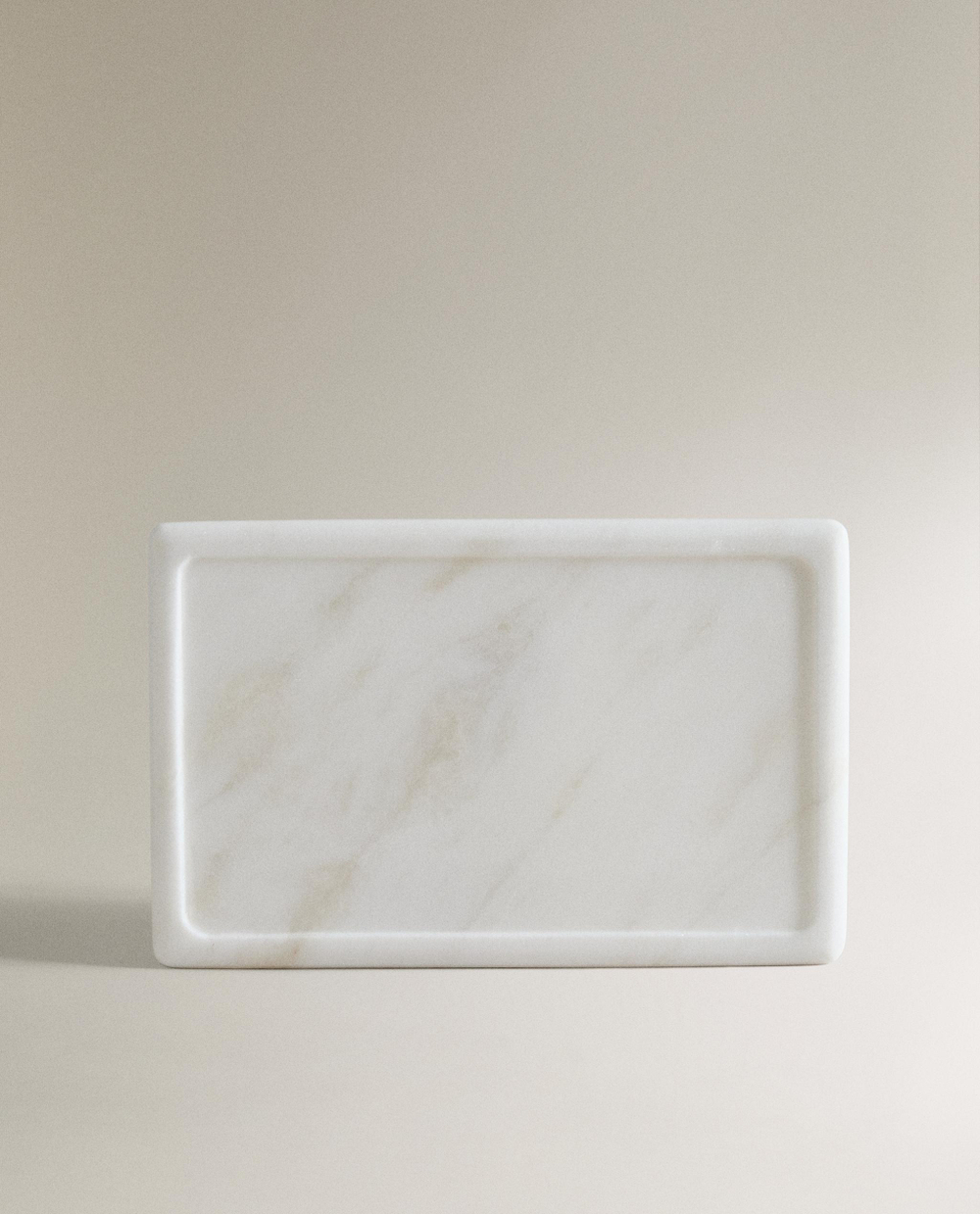 Zara Home поднос, мрамор, молочный