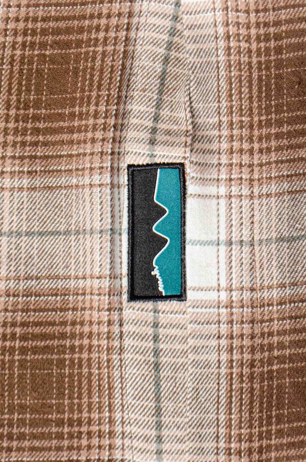 Рубашка Filter brown/white - фото 2