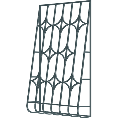 Решётка для окон 1,35*1,5 м