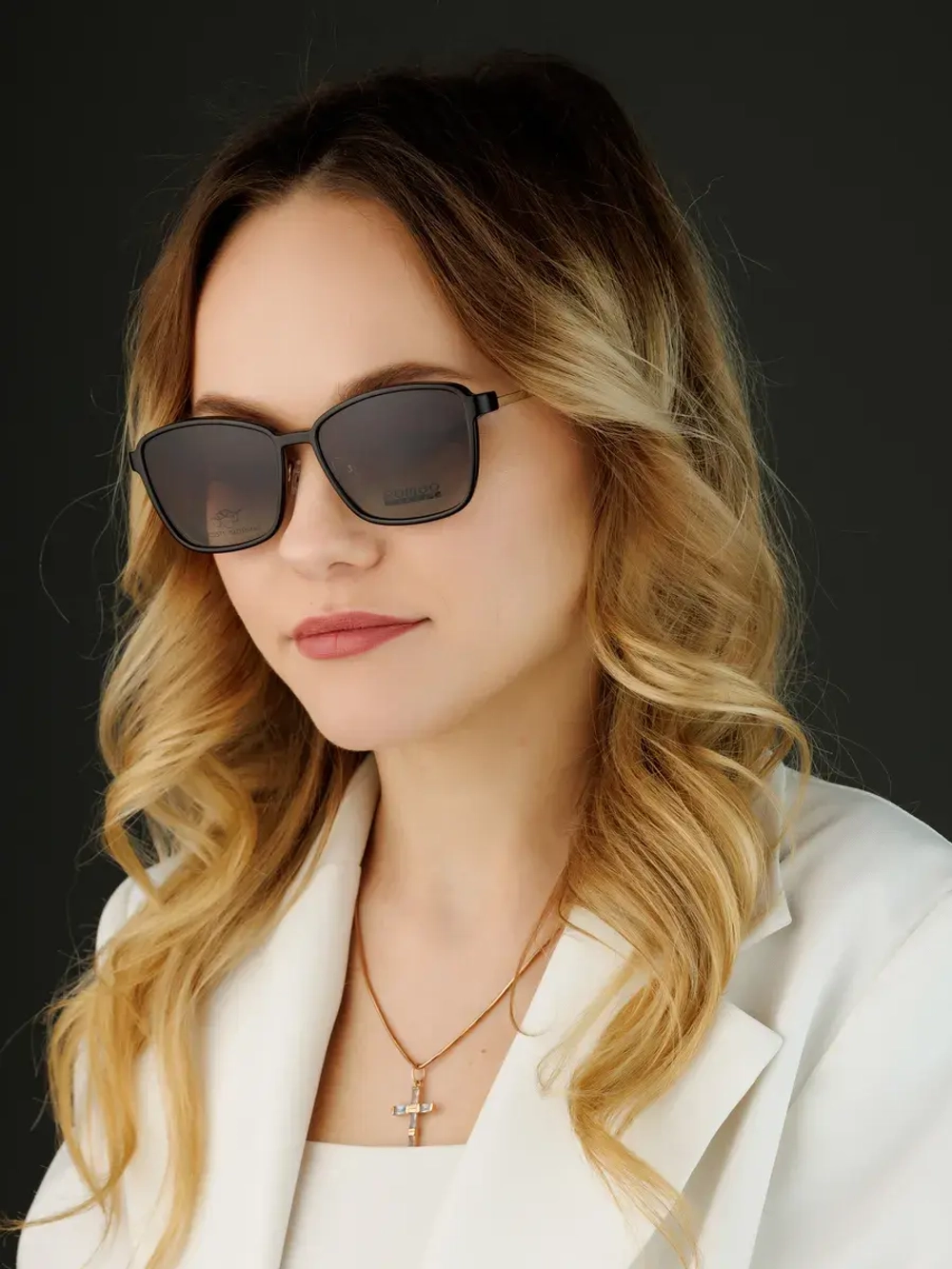 Оправа для очков с солнцезащитной накладкой 4в1