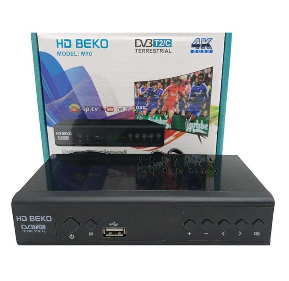 Цифровая ТВ приставка DVB-T-2 BEKO M70 (Wi-Fi) + HD плеер