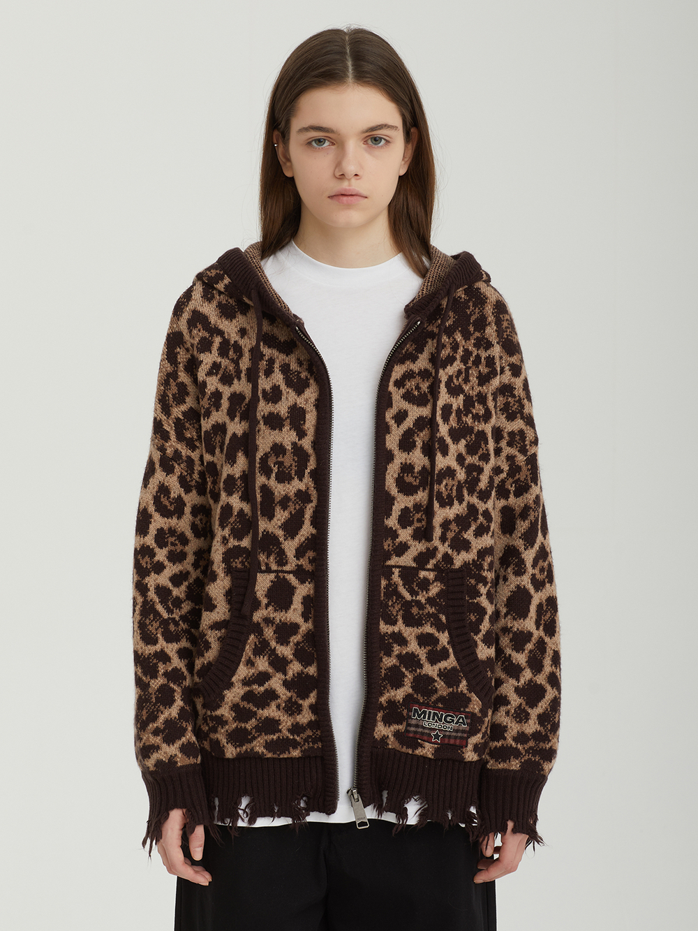 Женская Куртка Leopard Zip-up