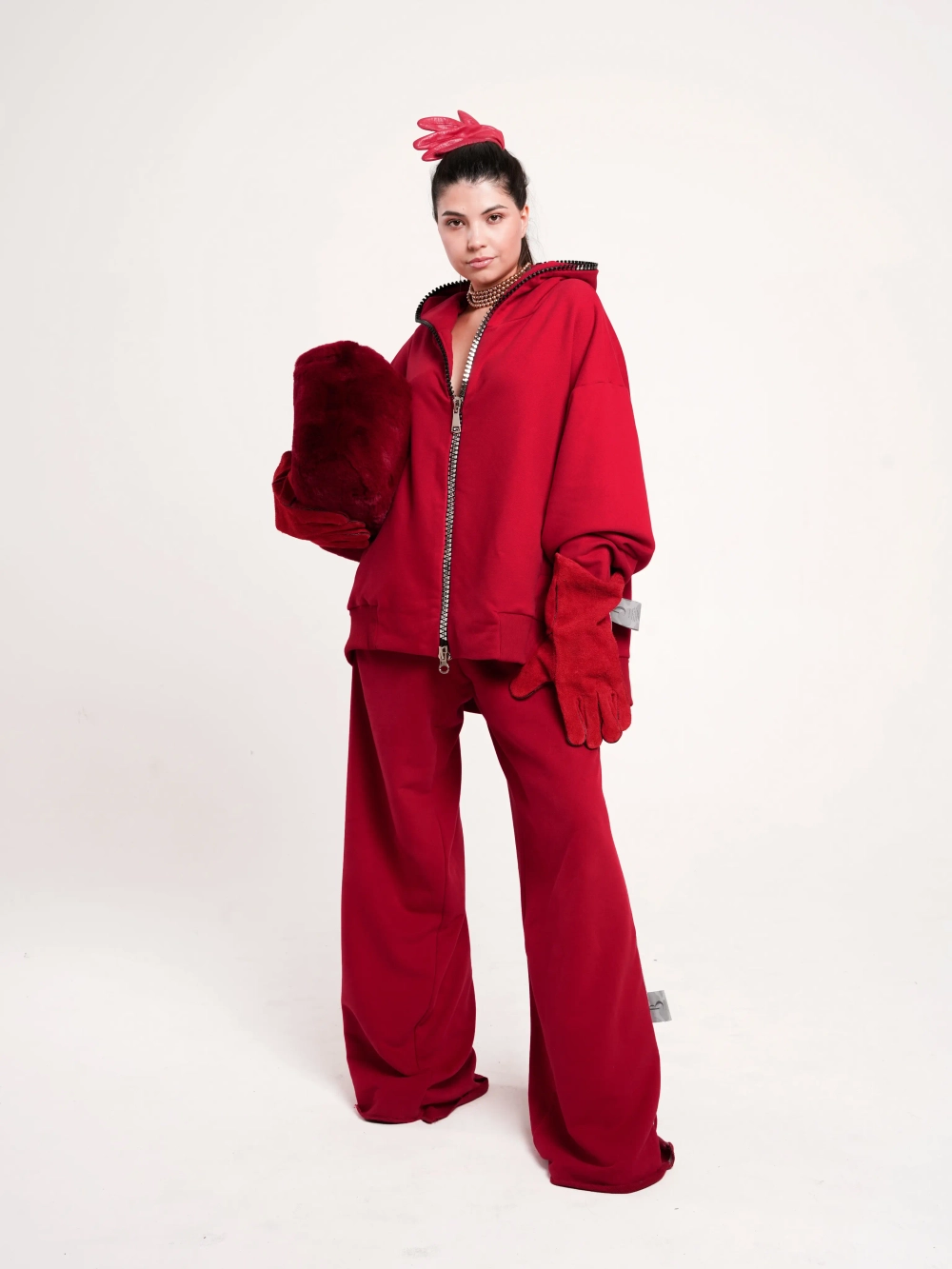 Брюки ВЕСТ Спорт Шик Красный