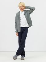 Кардиган для мальчика на пуговицах в школу AT1085 серый