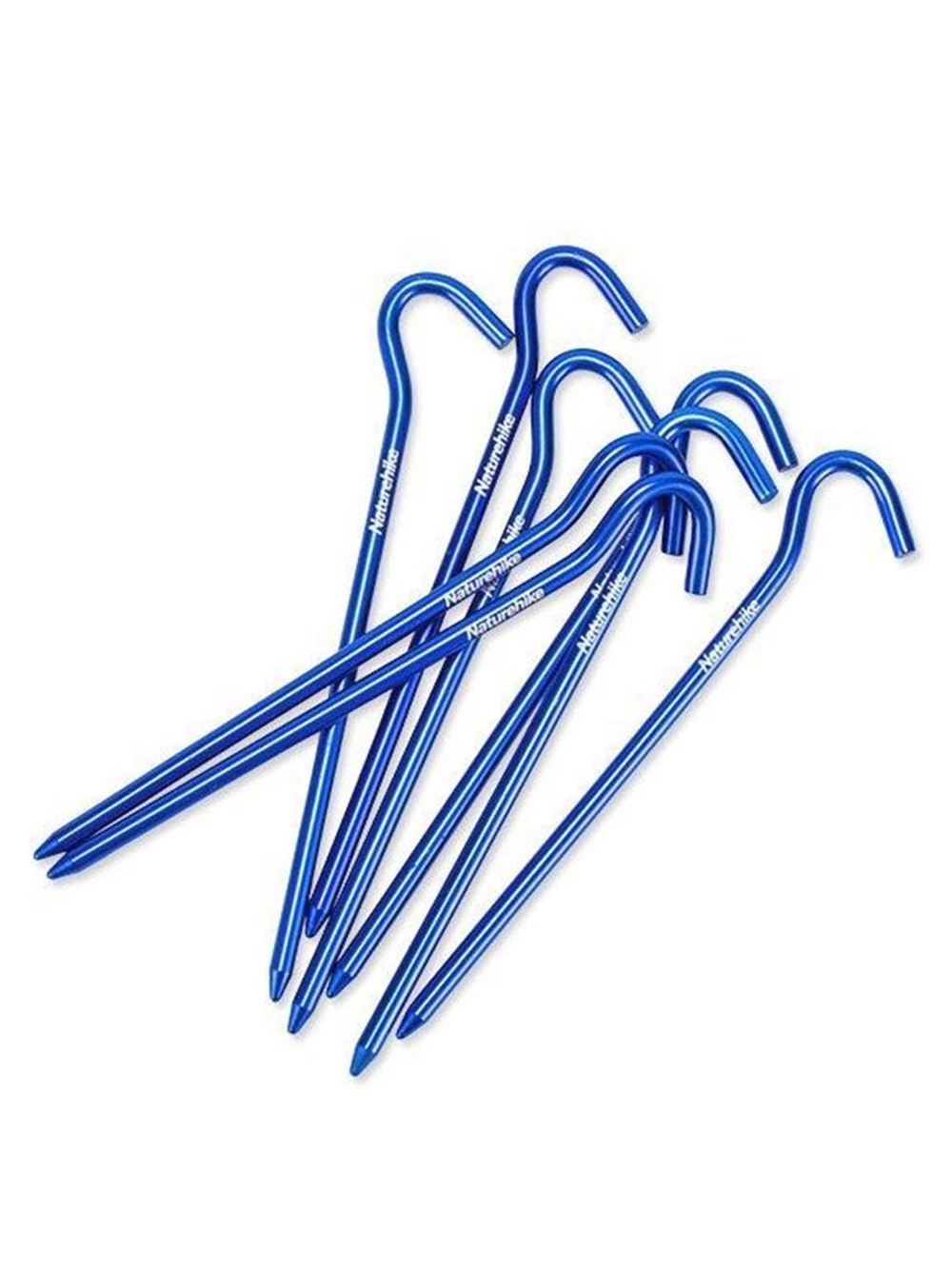 Колышки для палатки Naturehike NH15A008-I алюминиевые (8 шт.) 18 см, красный, 6927595717806-R