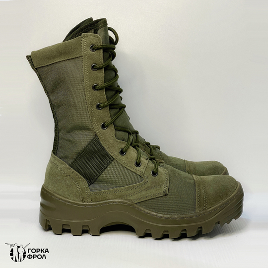 Ботинки с высокими берцами 35 О «RUSH OLIVA» – лёгкие