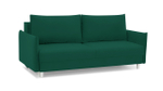 Диван Портленд Лайт Vivaldi 11 220*109*90 см, Зеленый  Еврокнижка Фиеста