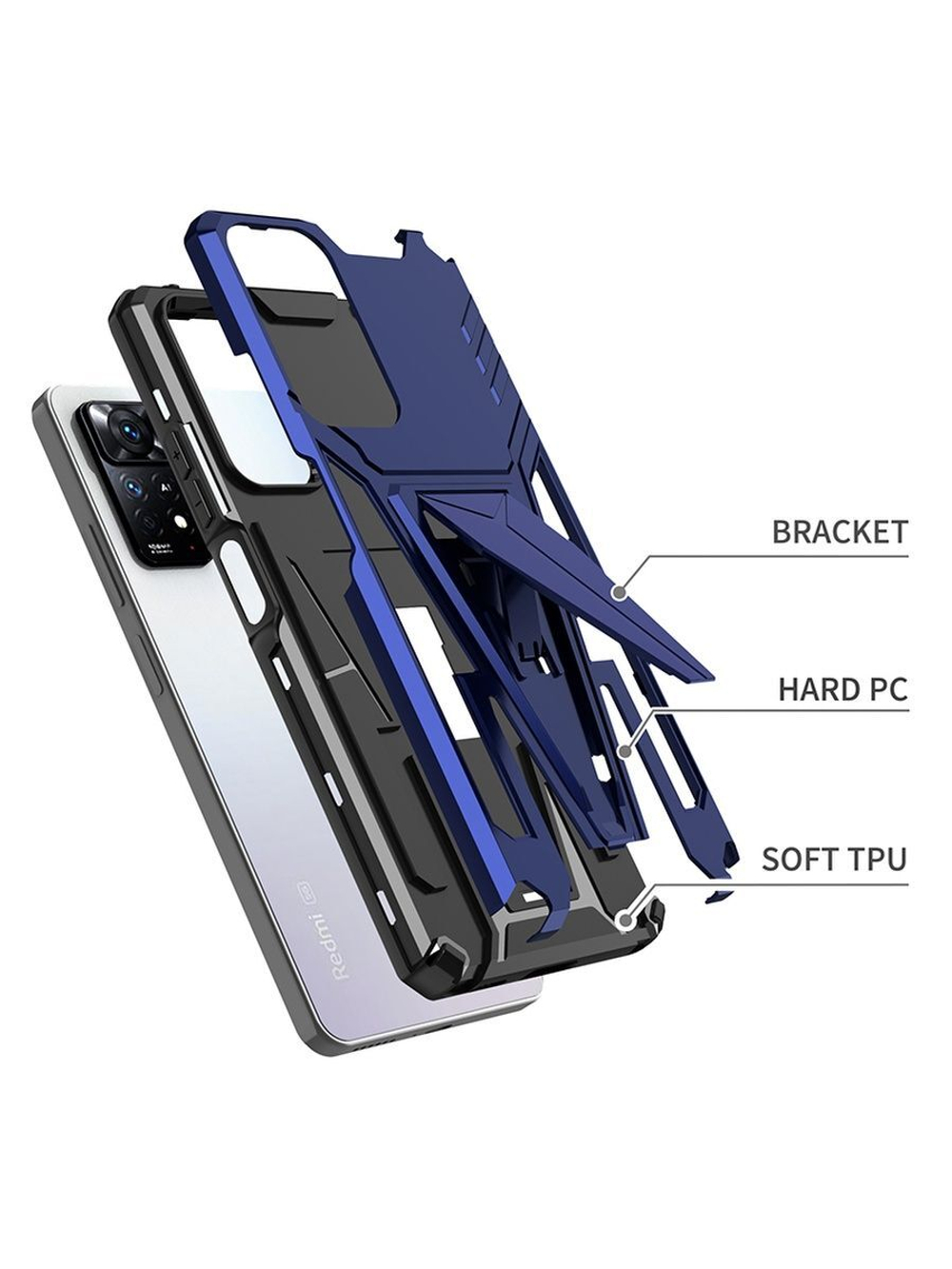 Чехол Rack Case для Xiaomi Redmi Note 11 Pro