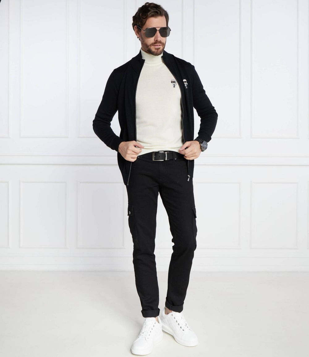Хлопковый гольф Karl Lagerfeld - кремовый(655014 534399)
