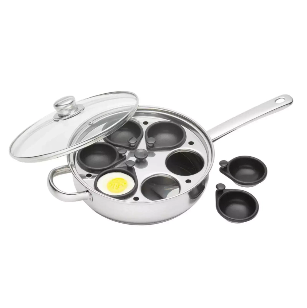 Kitchen Craft - Кастрюля диаметром 28 см для жарки 6 яиц. / артикул   KCCVPOACH6  / GTIN 5028250125231