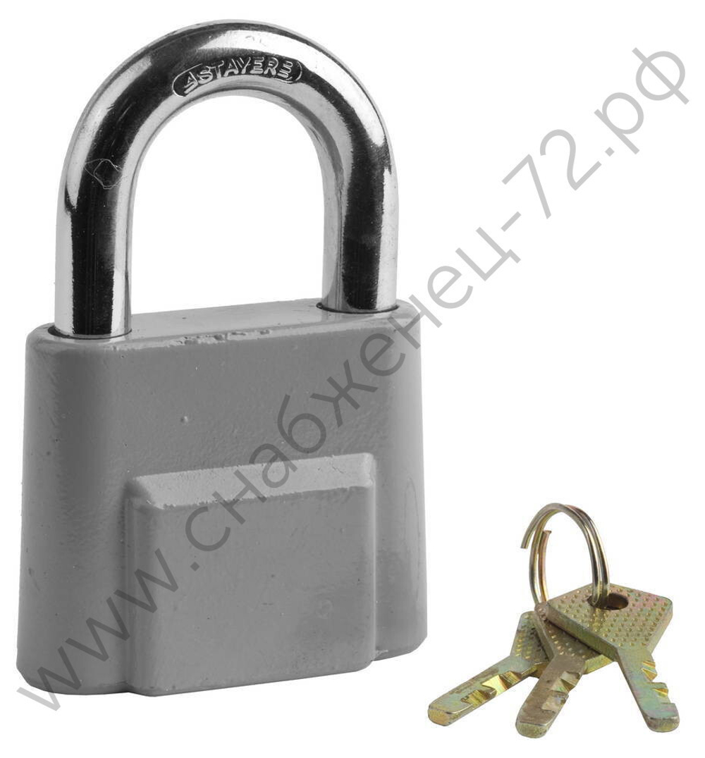 STAYER 65 мм, дисковый механизм секрета, навесной замок (37147)