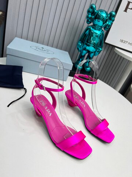 Prada Satin Sandals