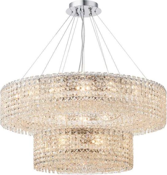 Люстра подвесная хрустальная 2179/09/26P Stilfort, серия Delone