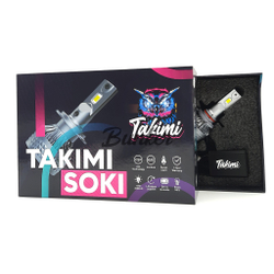 Светодиодные автомобильные LED лампы TaKiMi Soki HB3 (9005) 5500K 12/24V