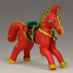 Ёлочная игрушка Лошадка Цирковая