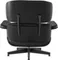 Кресло с оттоманкой Eames Lounge Total Black Limited Edition