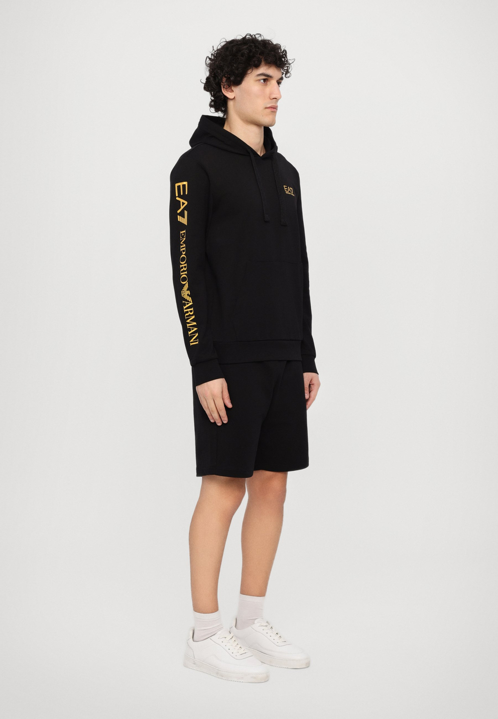 EA7 Emporio Armani UNISEX - Толстовка с капюшоном - Чёрный
