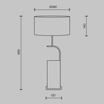 Настольный светильник Maytoni MOD437TL-02B