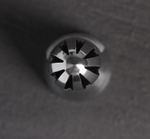 Насадка кондитерская «Сфера.Широкие прорези», d=3 см, выход 2,3 см, нержавеющая сталь