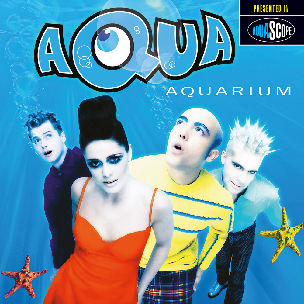 LP: Aqua — «Aquarium» (1997/2021)  [Naughty Yellow Vinyl]