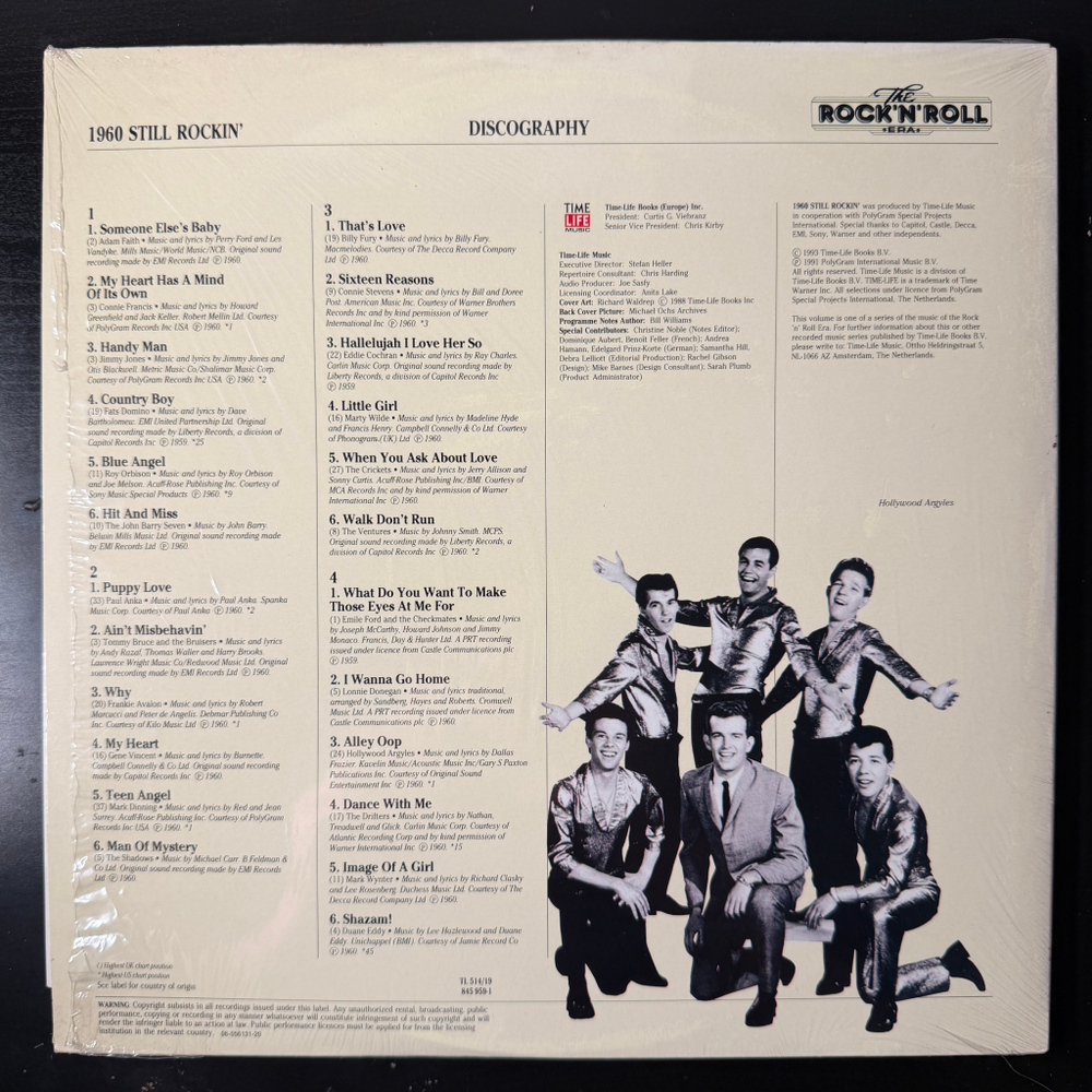 Сборник The Rock 'N' Roll Era - 1960 2LP (Голландия 1993г.)