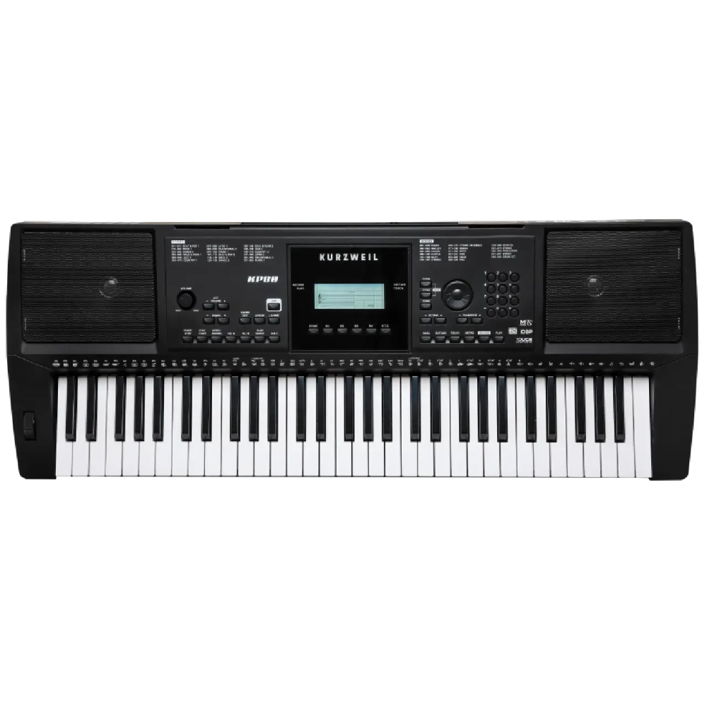 KURZWEIL KP80 LB - синтезатор, 61 клавиша, полифония 32, цвет чёрный. Длина: 1000 мм. Ширина: 180 мм. Высота: 430 мм. Вес: 6,8 кг.