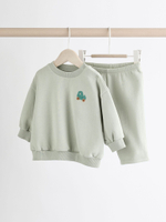 Свитшот и спортивные брюки в комплекте для малышей Next Q96-882, Светло-зеленый