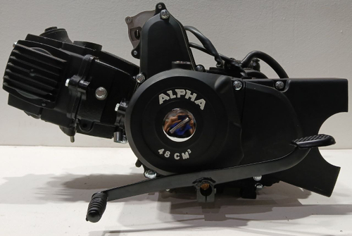 Двигатель 110см3 4-х такт. 4 скорости мопед ALPHA RS LUX 11