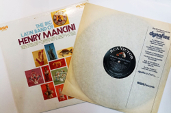 Винтажная виниловая пластинка Henry Mancini The Big Latin Band Of Henry Mancini (USA 1968)