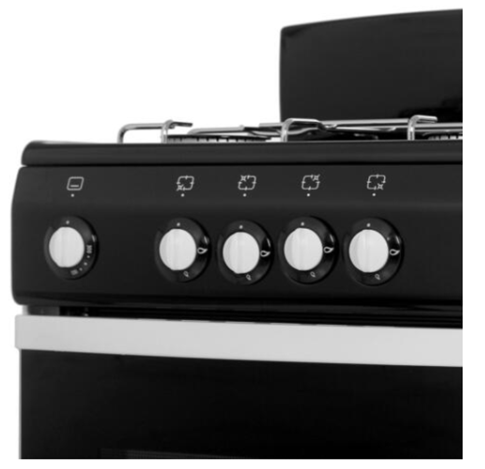 Плита газовая DE LUXE 5040.38г (щ) черн.