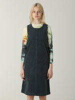 Платье Waffle Cord Mid-length Dress