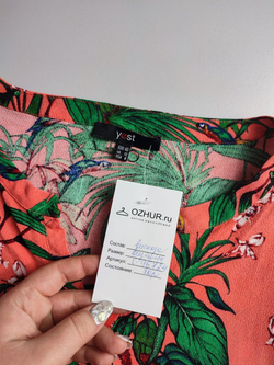 Блузка Yest из вискозы с принтом 42-44 размер