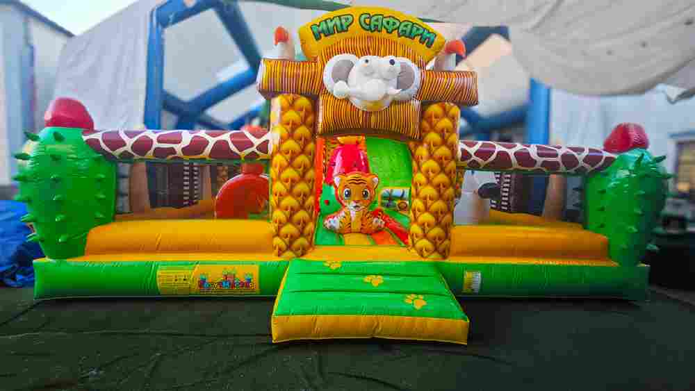 Коммерческий надувной батут «Сафари Ультра», 14*8*7,5