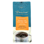 Teeccino, травяной кофе из цикория, средней прожарки, с одуванчиком, с карамельно-ореховым вкусом, без кофеина, 284 г (10 унций)