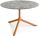 Столик ламинированный кофейный Scab Design Tripe Maxi, терракотовый, зернистый