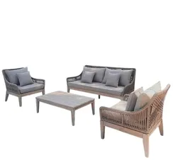 Комплект уличной мебели Pelican, массив акации, алюминий