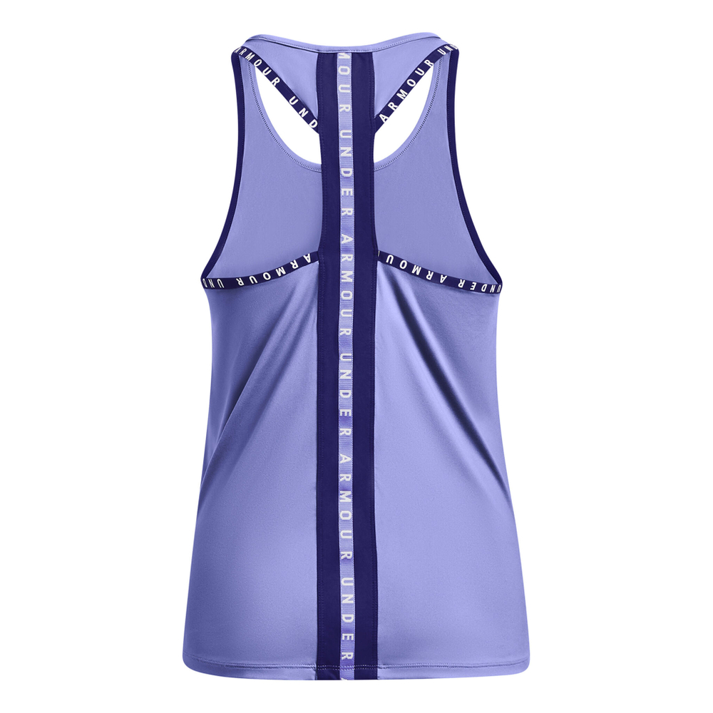 Женская теннисная майка Under Armour Knockout Tank Top Women - Lilac, Dark Blue