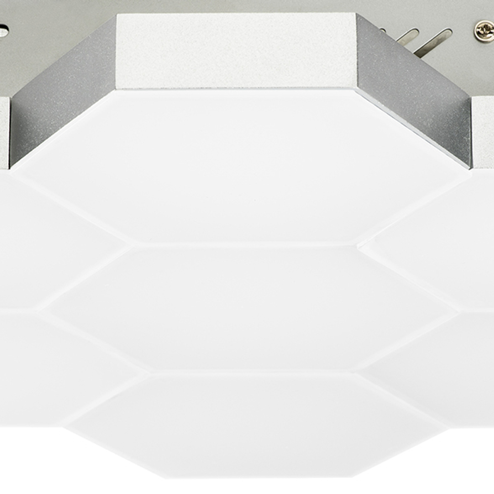 750074 Люстра потол FAVO LED-35W 1680LM Серебро 4000K