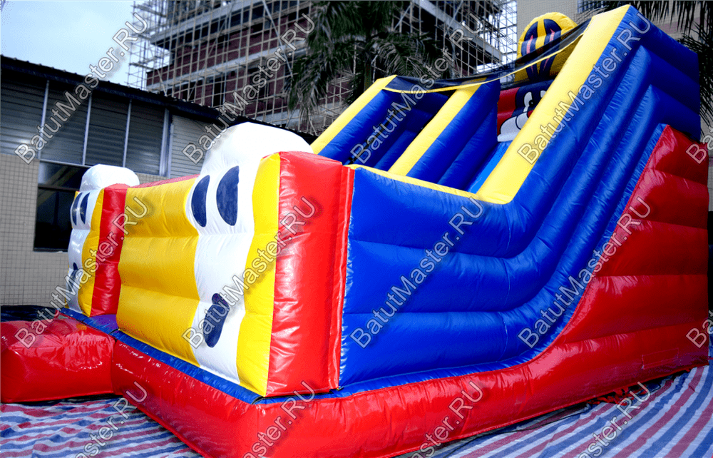 Детский надувной батут-горка "Зайка" 8*5*6 м