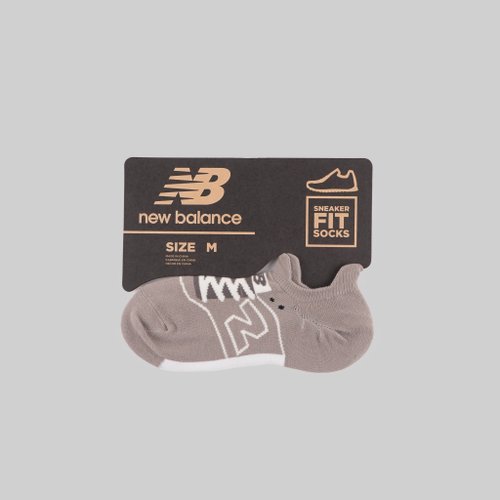 Носки New Balance Double Tab Sneaker No Show артикул:LAS82221/GRY - купить в магазине Дайс