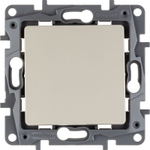 Переключатель 1-кл. СП Etika 10А IP20 250В 10AX безвинтов. зажимы механизм сл. кость IEK 672305