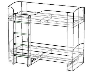 Кровать ЛАВОРО-2   1800-700 /1832*1646*918/ анкор темный