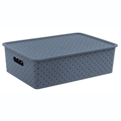 Корзинка Береста 7,5л 350х105мм с крышкой (космик)